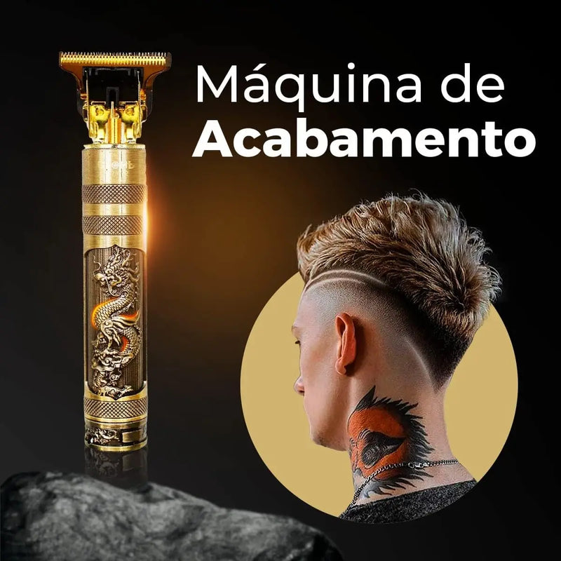 Máquina de Corte de Cabelo Profissional Elétrica - Aparador Masculino para Cabelo e Barba