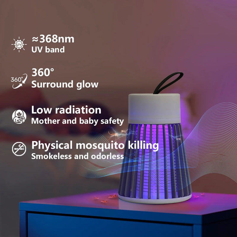 lâmpada Usb 5v Electric Shock Anti Mosquito